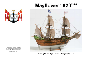 Mode d’emploi Billing Boats set BB820 Boatkits Mayflower