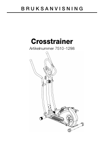 Bruksanvisning Rusta 7510-1298 Crosstrainer