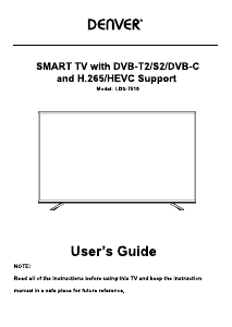 Handleiding Denver LDS-7510 LED televisie