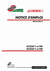 Mode d’emploi Béal KC450 FW Cultivateur