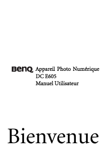 Mode d’emploi BenQ DC E605 Appareil photo numérique