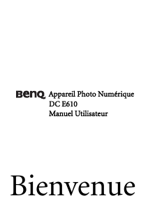 Mode d’emploi BenQ DC E610 Appareil photo numérique