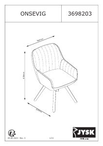 Manual de uso JYSK Onsevig Silla