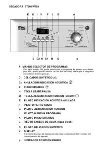 Manual Otsein-Hoover STOH W759-37 Dryer