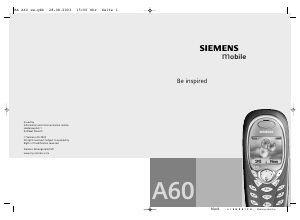Mode d’emploi Siemens A60 Téléphone portable
