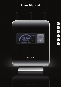 Mode d’emploi Belkin F5D8232-4 Routeur