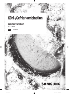 Bedienungsanleitung Samsung RB38T675ESA Kühl-gefrierkombination