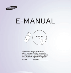 Priročnik Samsung UE50ES6980S LED-televizor