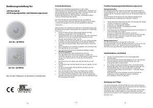 Bedienungsanleitung TS Electronic 44-95014 Nachtlicht