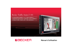 Mode d’emploi Becker Traffic Assist Z 101 Système de navigation