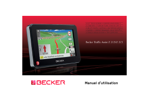 Mode d’emploi Becker Traffic Assist Z 215 Système de navigation