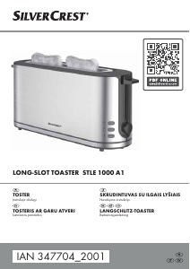 Instrukcja SilverCrest STLE 1000 A1 Toster