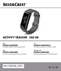 Bedienungsanleitung SilverCrest SAS 88 Aktivitätstracker