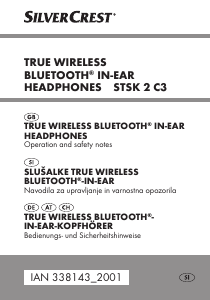 Manual SilverCrest IAN 338143 Headphone