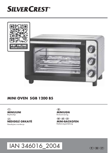 Bedienungsanleitung SilverCrest IAN 346016 Backofen