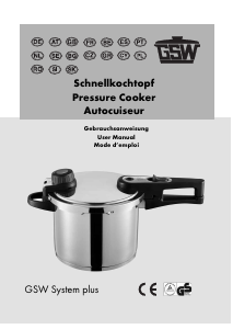 Manual GSW System Plus Pressure Cooker