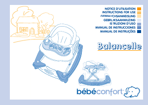 Bedienungsanleitung Bébé Confort Balancelle Lauflernhilfe