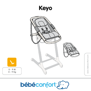 Посібник Bébé Confort Keyo Дитяче крісло-гойдалка