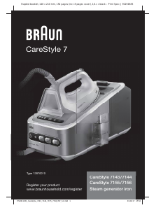 Εγχειρίδιο Braun IS 7156 BK CareStyle 7 Σίδερο