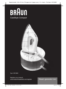Manual Braun IS 2044 CareStyle Compact Fier de călcat