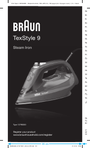 Manual Braun SI 9188 BK TexStyle 9 Ferro
