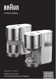 Kullanım kılavuzu Braun KF 5105 WH Kahve makinesi