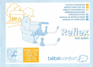 Manual Bébé Confort Reflex Cadeira alta para bebé
