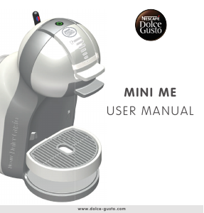 Bruksanvisning Krups KP123B41 Nescafe Dolce Gusto Mini Me Espressomaskin