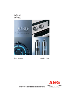 Manual AEG-Electrolux DF7190 Cooker Hood
