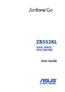 Handleiding Asus ZB552KL ZenFone Go Mobiele telefoon