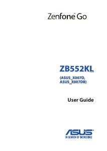Bruksanvisning Asus ZB552KL ZenFone Go Mobiltelefon