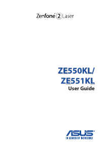 Manual Asus ZE550KL ZenFone 2 Laser Mobile Phone