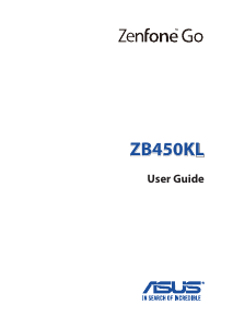 Bruksanvisning Asus ZB450KL ZenFone Go Mobiltelefon