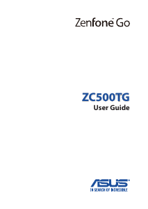 Manual Asus ZC500TG ZenFone Go Mobile Phone