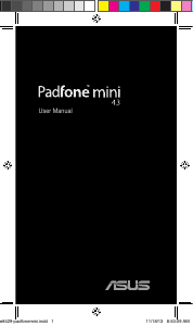 Manual Asus Padfone Mini 4.3 Mobile Phone