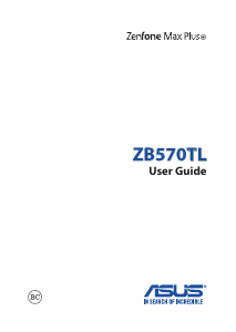 Bruksanvisning Asus ZB570TL ZenFone Max Plus Mobiltelefon