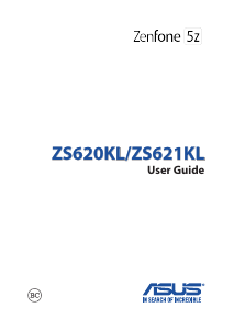 Manual Asus ZS621KL ZenFone 5z Mobile Phone