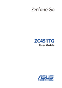 Manual Asus ZC451TG ZenFone Go Mobile Phone