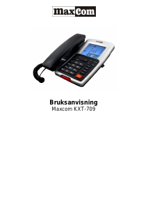 Bruksanvisning Maxcom KXT-709 Telefon