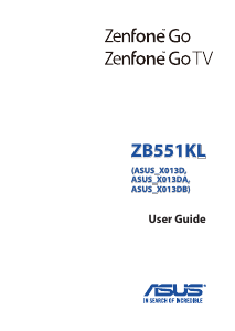 Manual Asus ZB551KL ZenFone Go Mobile Phone