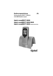Bedienungsanleitung Tiptel easyDECT 6600 Schnurlose telefon