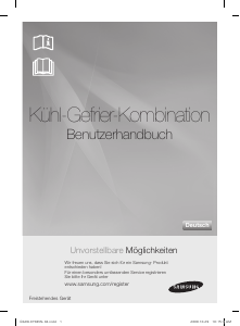 Bedienungsanleitung Samsung RSH1FHPE Kühl-gefrierkombination