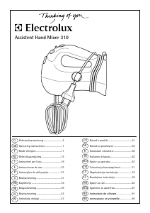 Instrukcja Electrolux AHM310 Assistent Mikser ręczny