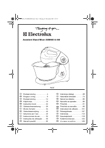 Kasutusjuhend Electrolux ASM400 Assistent Lauamikser