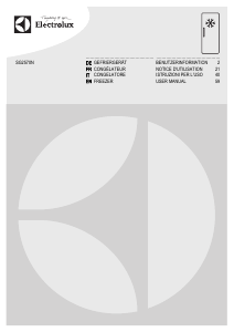 Bedienungsanleitung Electrolux SG2570N Gefrierschrank