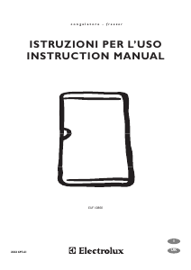 Manuale Electrolux EUF10800 Congelatore