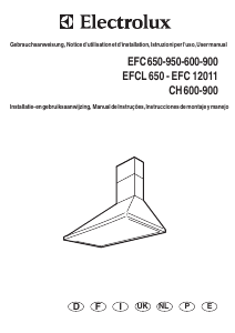 Manual Electrolux EFC12011K Cooker Hood