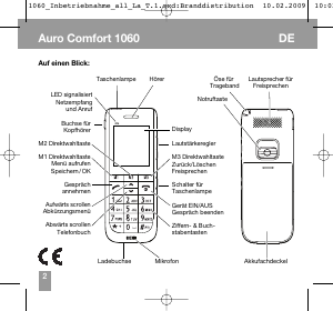 Bedienungsanleitung Auro Comfort 1060 Handy