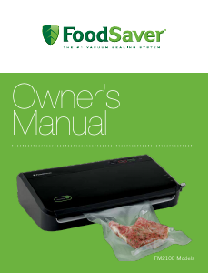 Bruksanvisning FoodSaver FM2100 Vakuumpackare