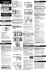 Mode d’emploi LUX DMH110 Thermostat